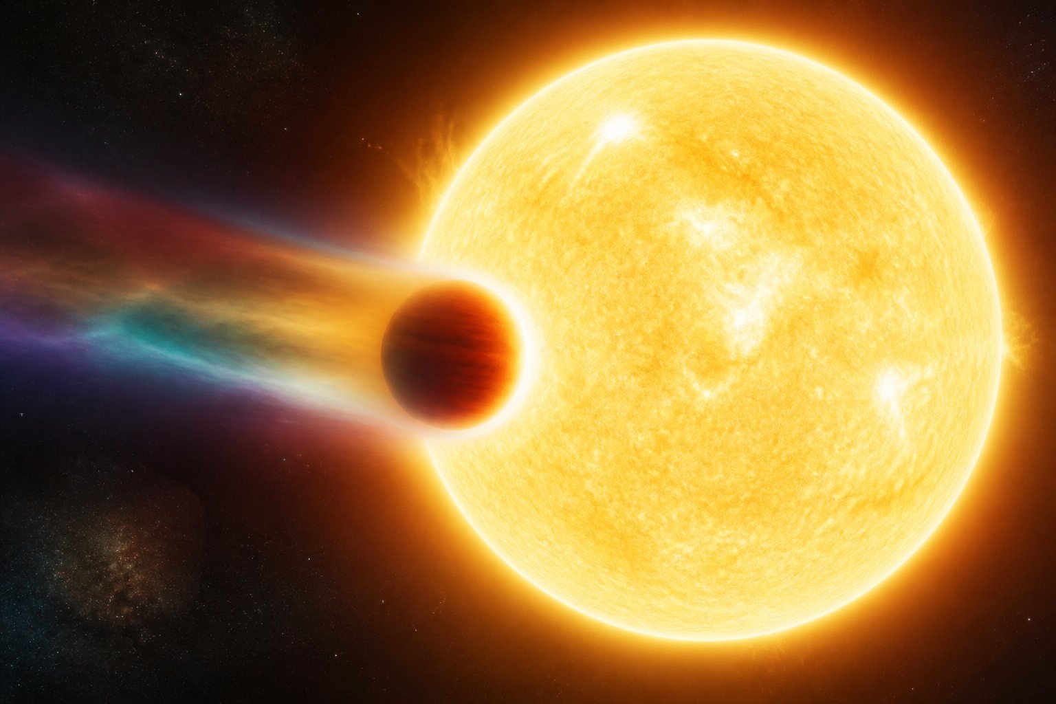 Alien atmosphere in transit