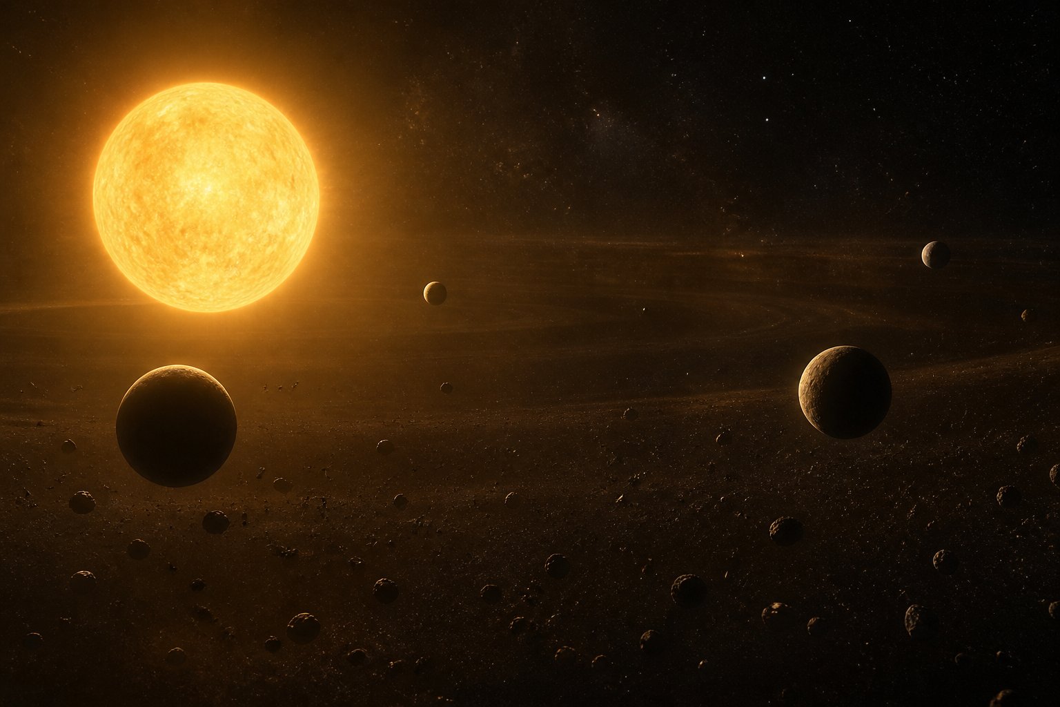 Several small planets around a sun-like star